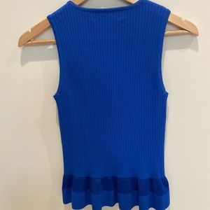 P Diane Von Furstenberg royal blue top